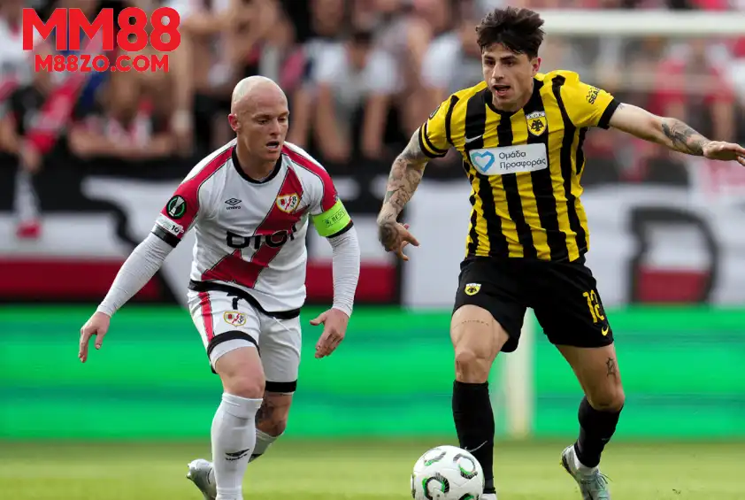 AEK Athens quyết đòi lại món nợ trước Rayo Vallecano. (Ảnh: Internet)